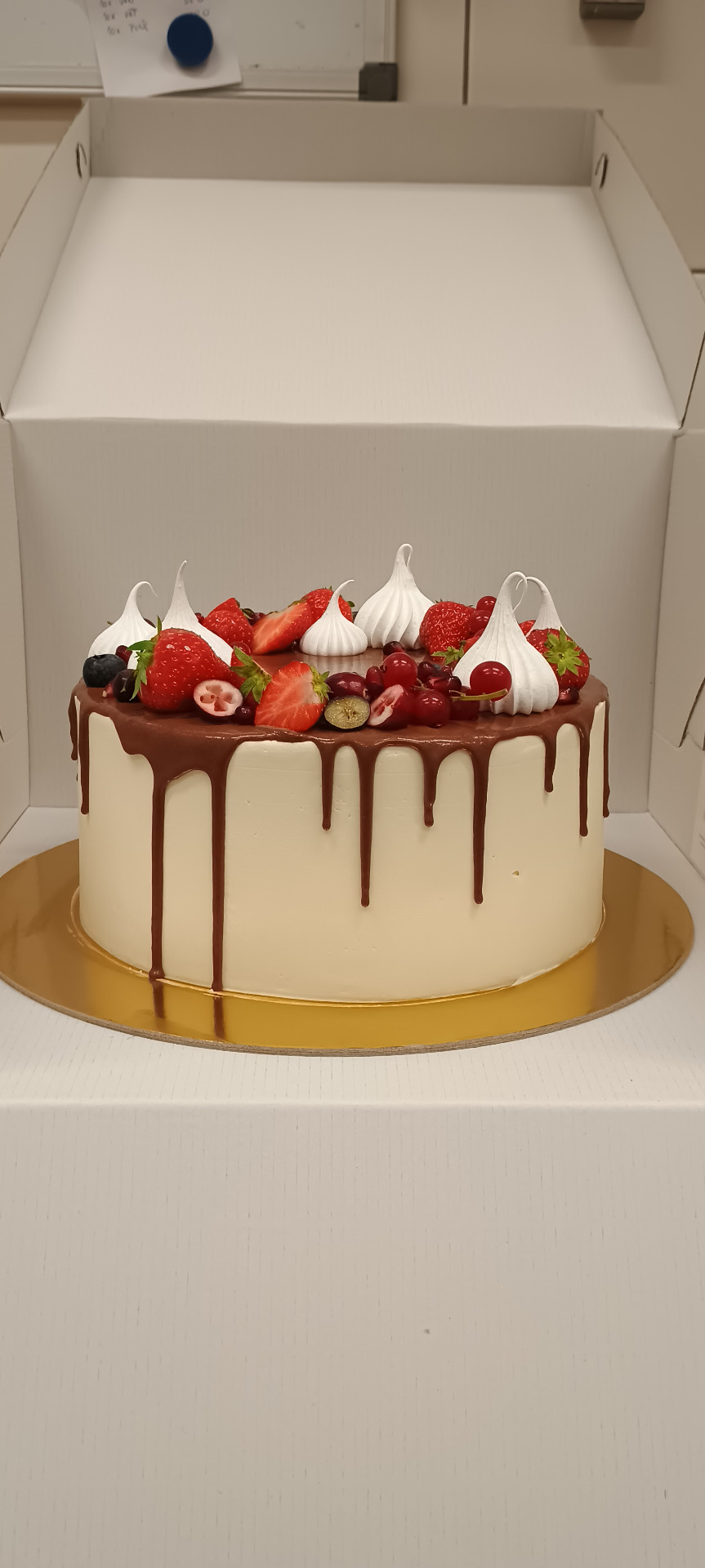 Tvarohový Míša dort